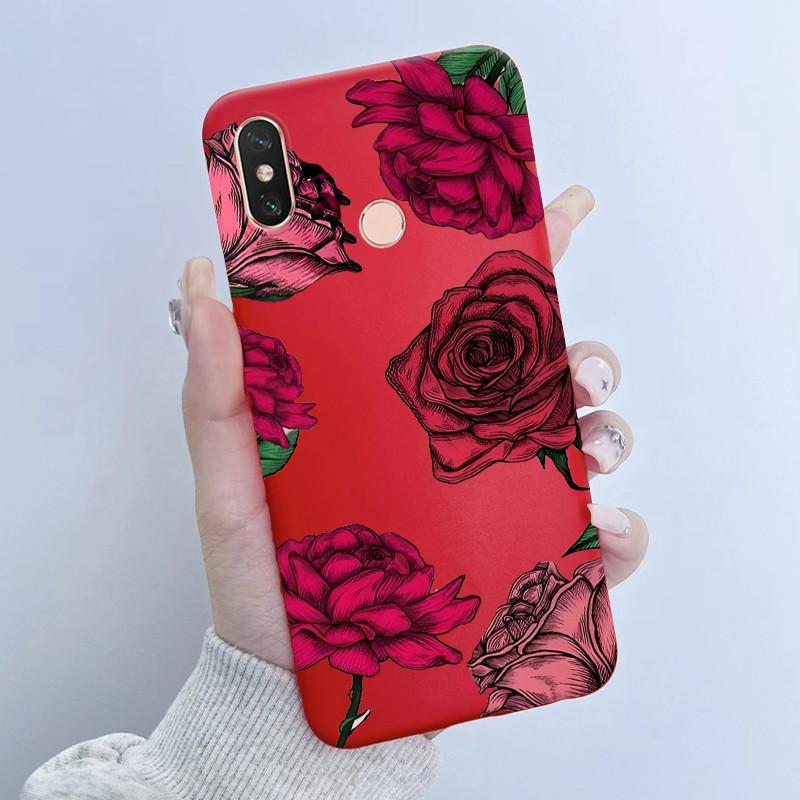 For Xiaomi Mi Max 3 Case Back Cover New design Butterfly Flower Girl Painted Candy Color Soft Silicone Shells For Mi Max3 Capa