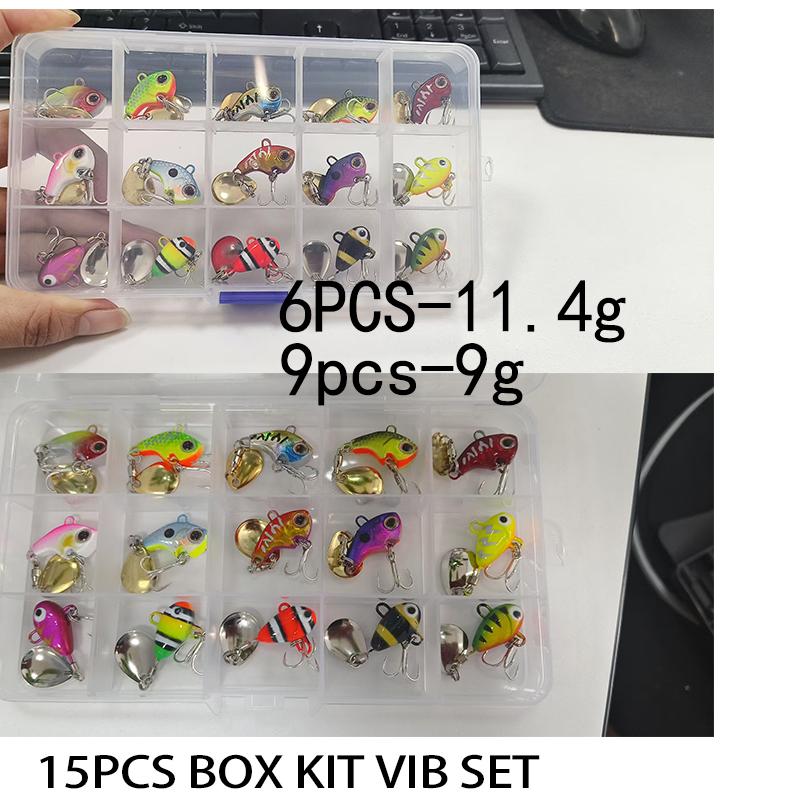 4g 8g 10g 15g 20g Fishing Lures Wobble Rotating Metal Vib Vibration Bait Fishing  Artificial Hard Baits Spinner Spoon Lure Pesca