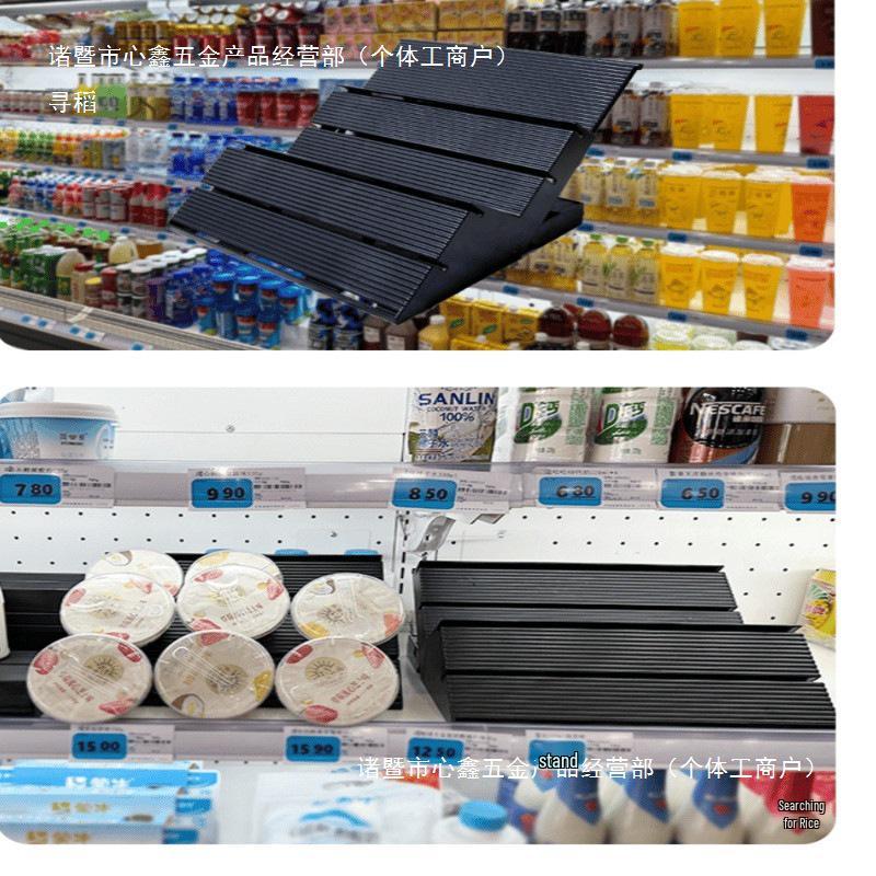 Multi-functional Tiered Stand Display with Air Curtain Freezer and Fruit Tray