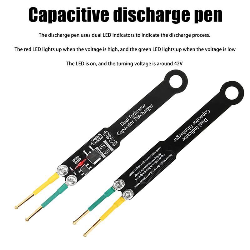 1Pc Capacitor Discharge Pen Ac/Dc Switch Power Supply Repair Discharge Maintenance Tool Ac8-380V/Dc 12-540V