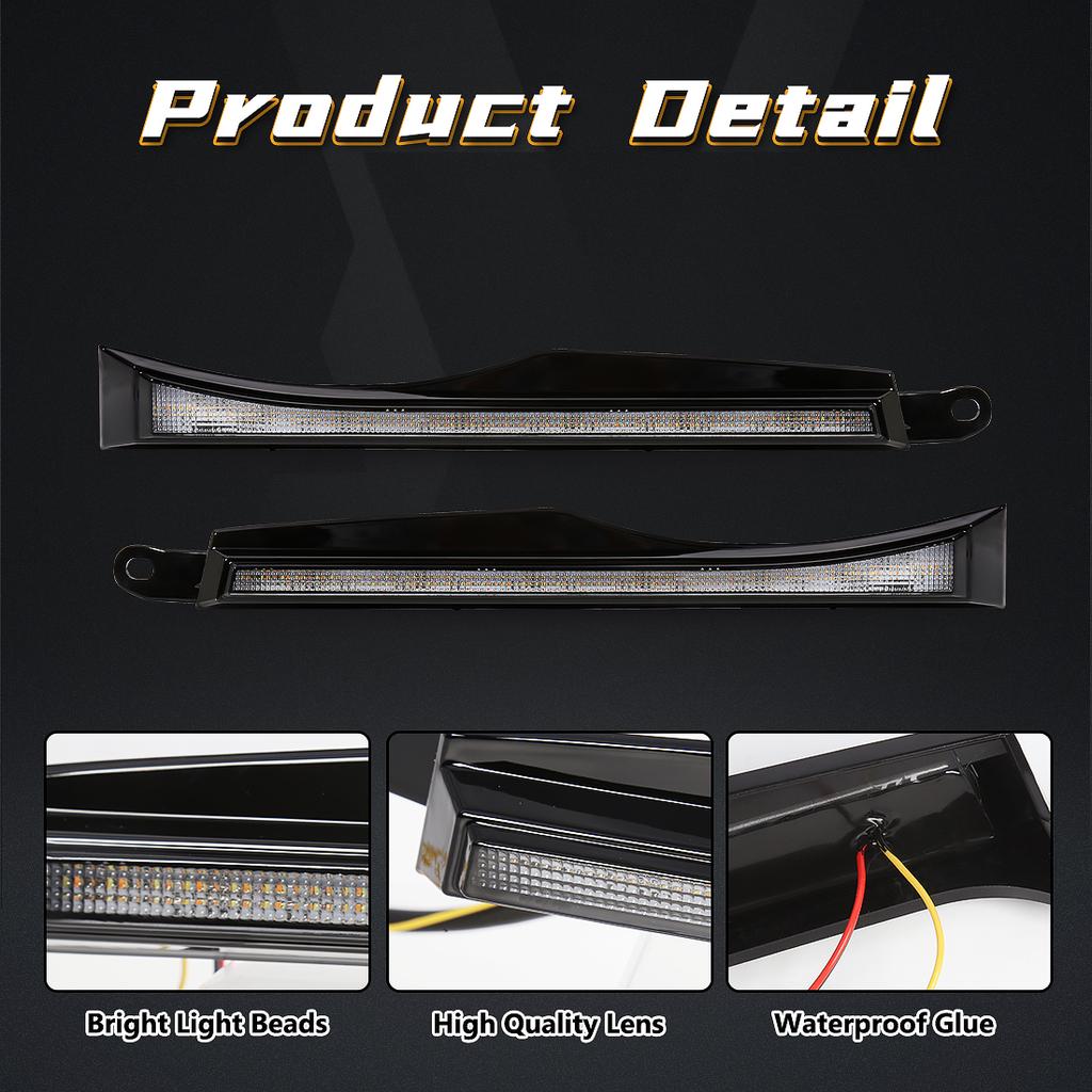 Für Toyota Tacoma 2005 - 2011 Tagfahrlicht LED DRL Blinker Lampe Kühlergrill Lufteinlass Abdeckung