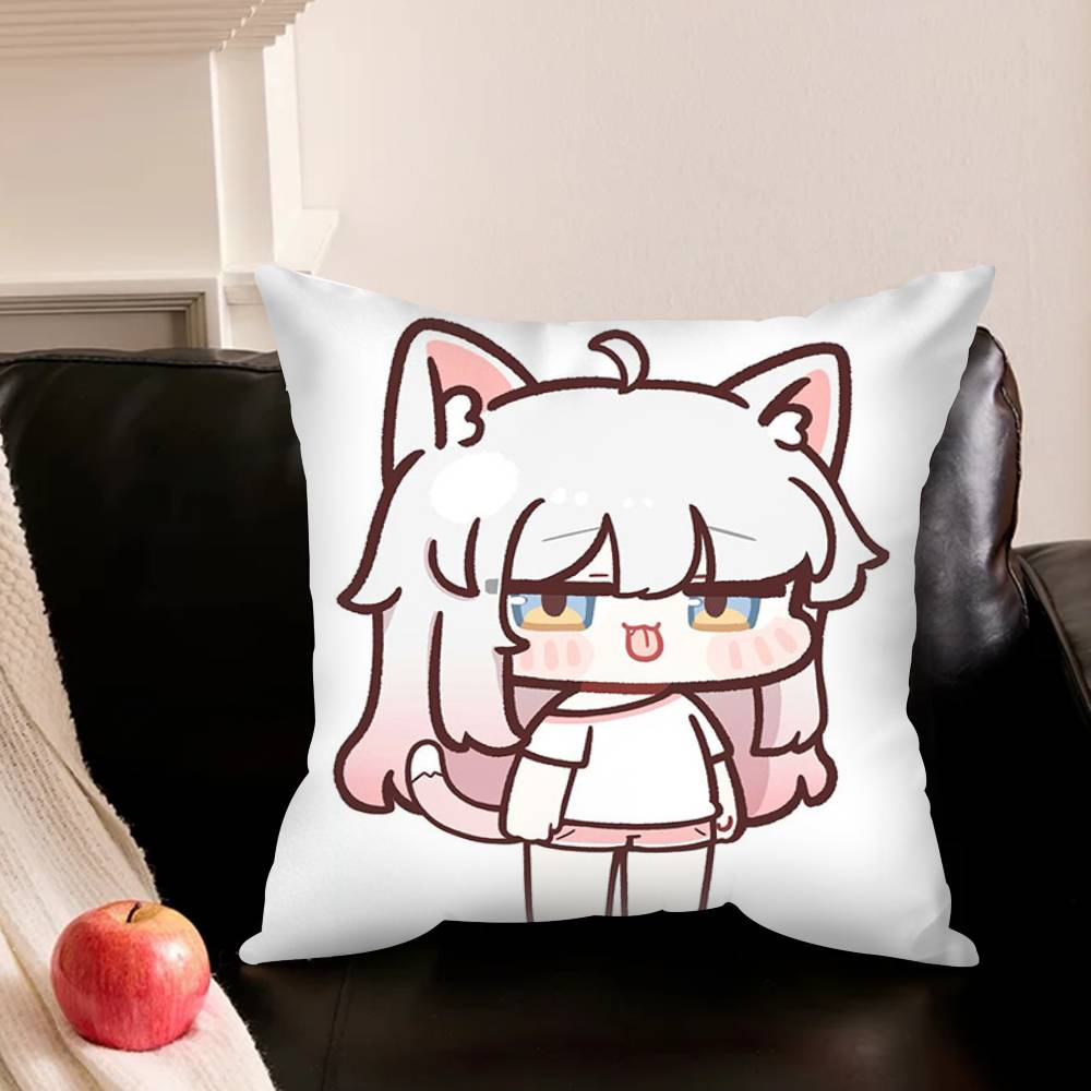 T-Trickcal Chibi Go G-Game Various Sizes Square Pillowcase For Car Home Bedchamber Decor