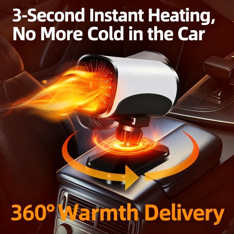 12V/24V Heating Dryer Car Electric Heater Self Adhesive Universal Car Accessory Demister Defroster Windshield Defogger