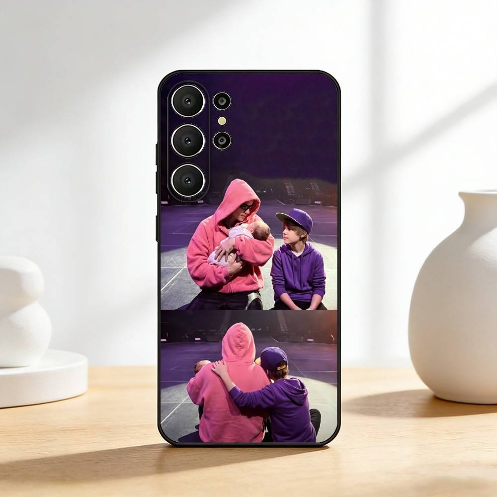 J-Justin Singer B-Bieber - C-Coachella 2026Phone Case For Samsung S26,S25,24,23,22,30,21,10,9,Ultra,Plus,Lite,FE Soft Black Case