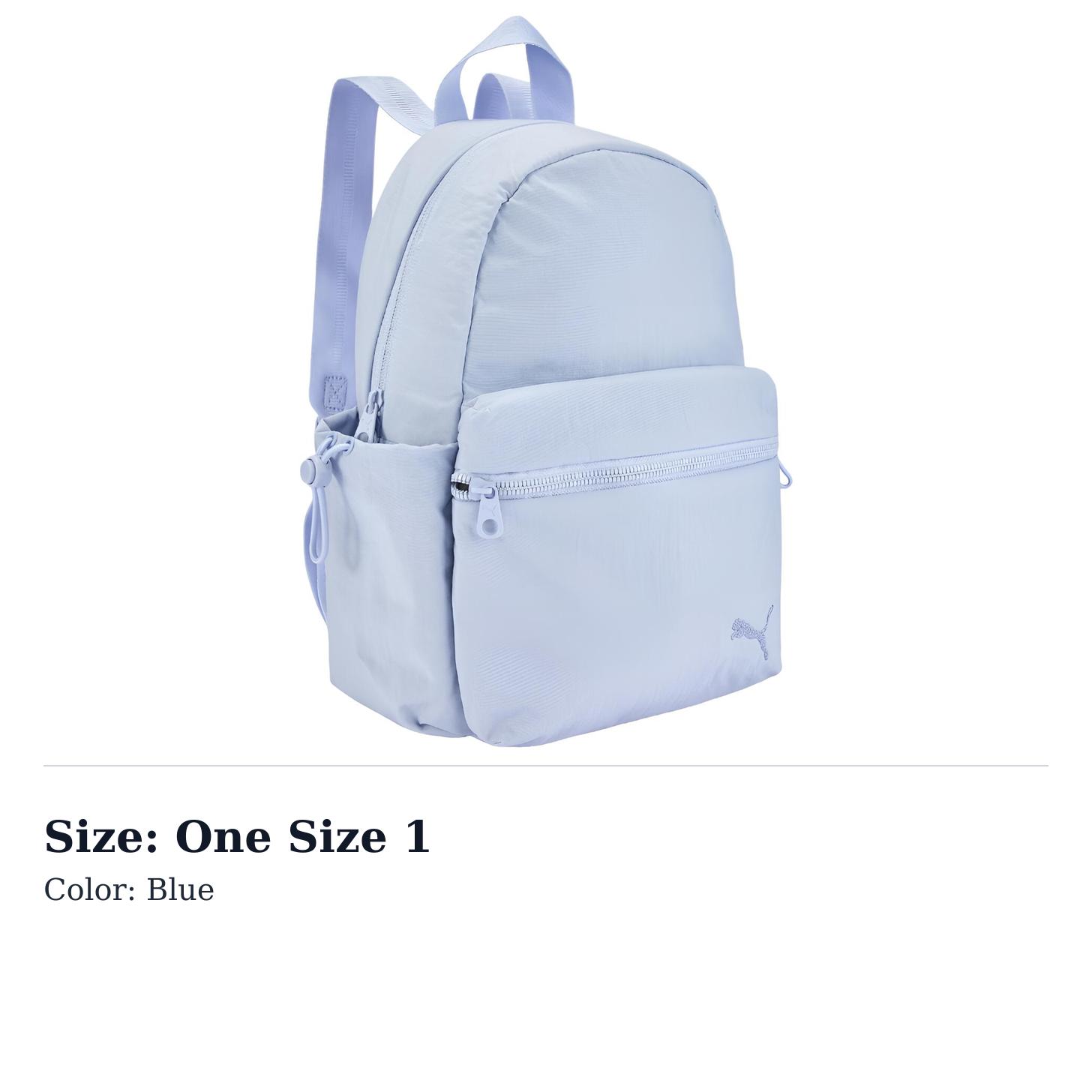 PUMA Fabric Backpack Small Womens Blue 09307702 One Size 1