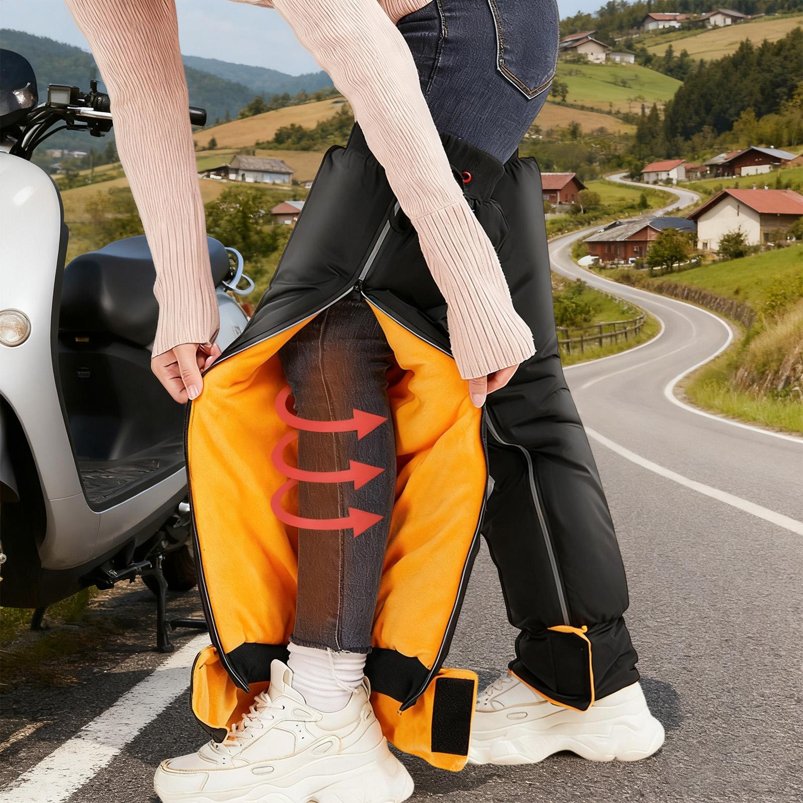 Motocross Knee Pads Thermal Knee Guards Windproof Leg Warmer For Mountain Trails Highway Riding Track Racing Motorcycle Training CN