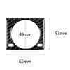 Carbon Fiber Clock Frame Decorative Trim Cover For Lexus IS250 IS350 2014-2018
