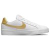 Nike Womens Court Royale AC 'White Metallic Gold' (women's Sizes) White / Metallic Gold Skateboard Shoes AO2810 109