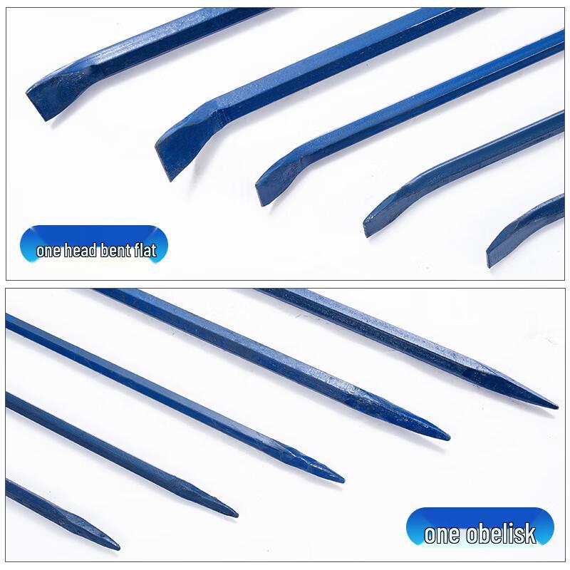 Heavy-Duty Hexagonal Pry Bar with Nail Puller