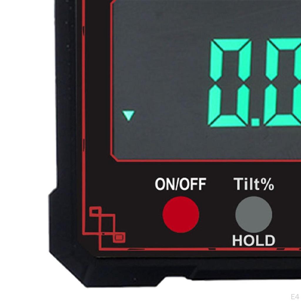 Digital Angle Gauge Meter Inclinometer Electronic Level Data Retention Function