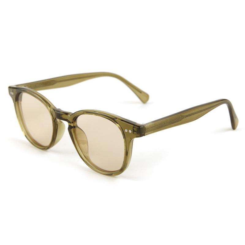 Retro fashion polarized sunglasses for men's driving, pin legs, UV-proof sunglasses trend