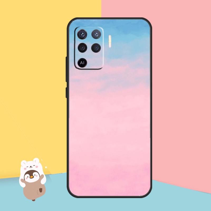 Pastelově růžový kryt pro OPPO Find X5 X3 Lite Pro A15 A16 A52 A72 A5 A9 A31 A53 A83 A93 A54 A74 A94