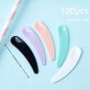 100 Pcs Facial Mask Stick Cosmetic Spatula Crescent Spoon Diy Face Mask Spoon Beauty Makeup Sticks Mud Mixing Disposable Tools