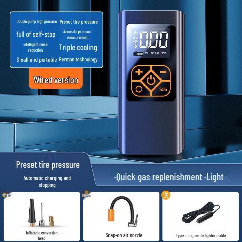 

Portable Wireless Electric Tire Inflator Pump