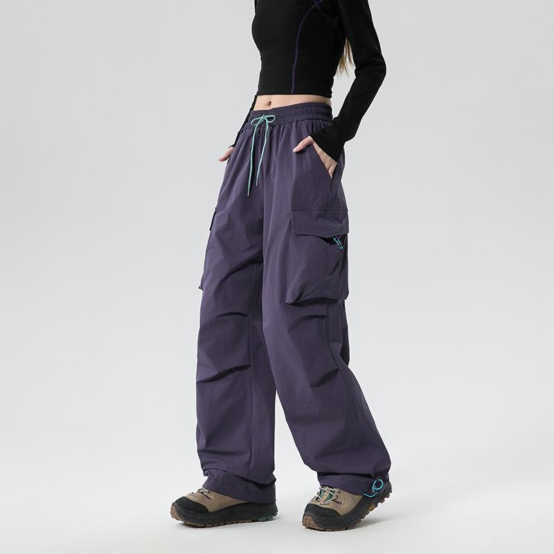 Women's Loose Pants And Men's Summer Casual Straight Leg Pants