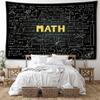 Arazzo da parete con formula matematica, arte astratta, stile hippie, minimalista, moderno, per dormitori, decorazioni per la casa