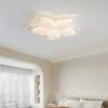 Wohnzimmerlampe Modern Schlichte Atmosphäre Hauptschlafzimmerlampe Creme Wind Blütenblatt Zimmer Deckenleuchte