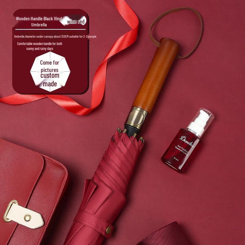 HANDUNYOU Business Automatic Straight Umbrella