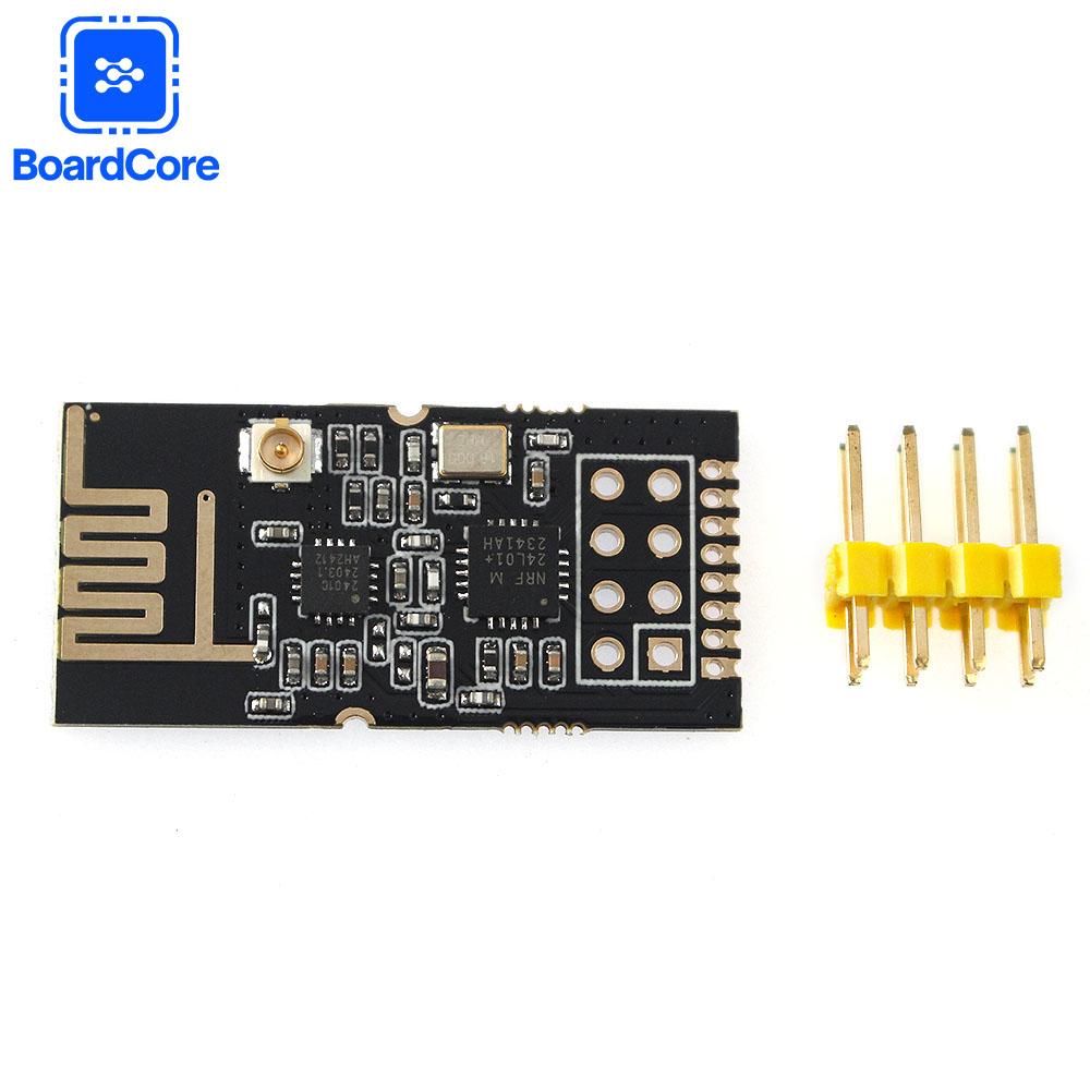 NRF24L01 Module Wireless Data Transmission Module 2.4GHz NRF24L01+PA+LNA with Antenna 1100M Distance GT24 for Arduino