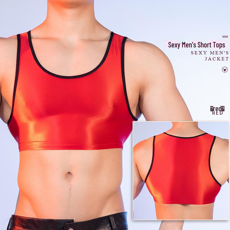 Men's Cross-border Sexy Sleeveless High Elasticity Fitness & Yoga Underwear