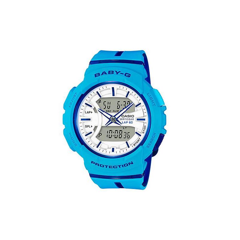 

Casio CASIOBABY-G Series Casual Quartz Movement Resin Strap Japanese and Korean Watch Women s Watch White Dial BGA-240L-2A2DR белый