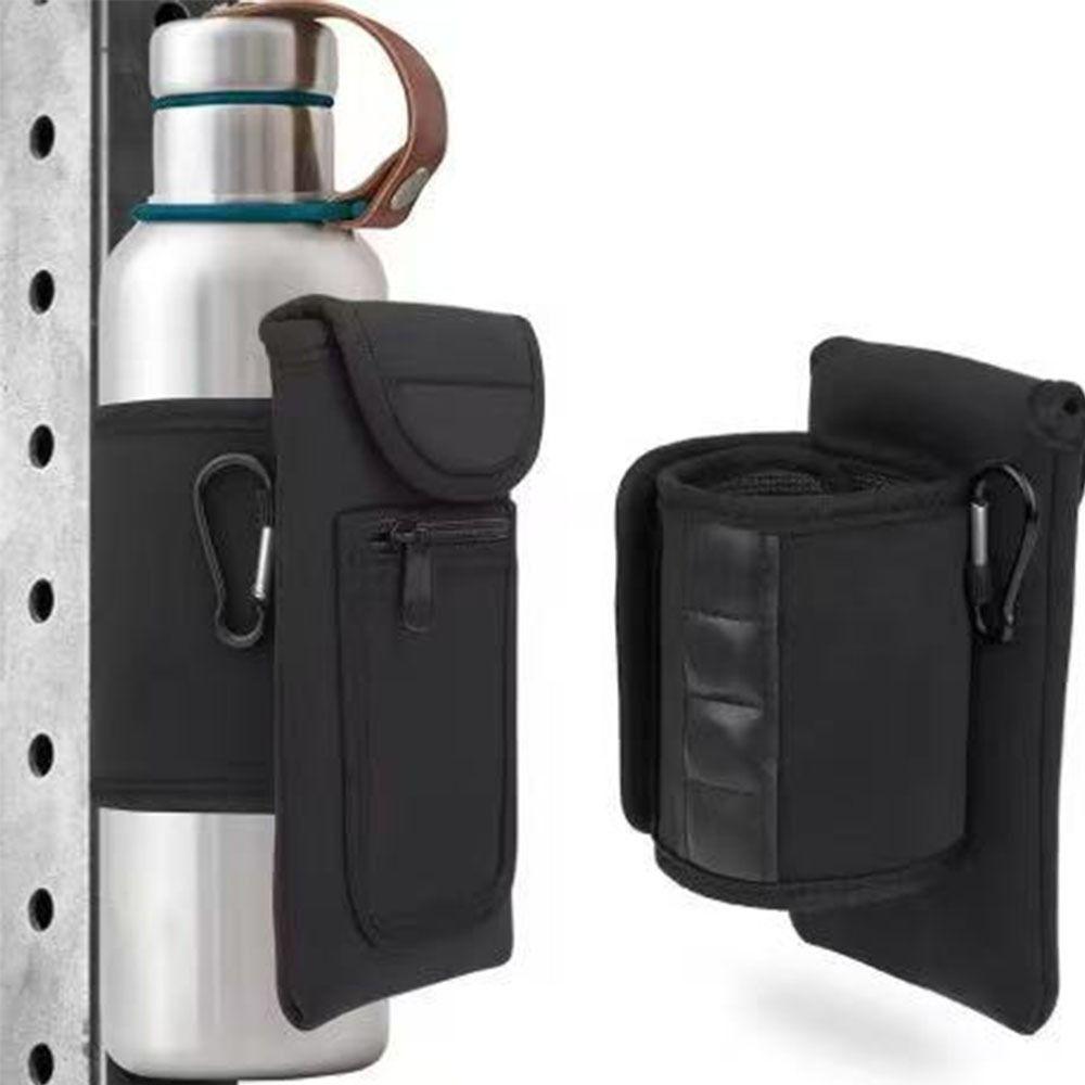 Tragbare Wasserflaschentasche Großes Fassungsvermögen Magnetische Flaschenhülle Fitnessstudio Umhängetasche Fitnessstudio Zubehör