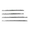 Chrome 4Pcs Window Rubber Trim For Honda CRV CR-V 2012-2016 Weatherstrip Seal Door Outer Moulding Trim Glass Seal Belts Silver