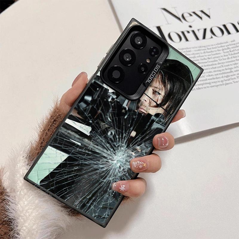 The Walking Dead Daryl Dixon Shockproof Phone Case for Samsung Galaxy S26 Edge S25 Ultra S24 FE S23 Plus S21 Cover Anti Fall Fun
