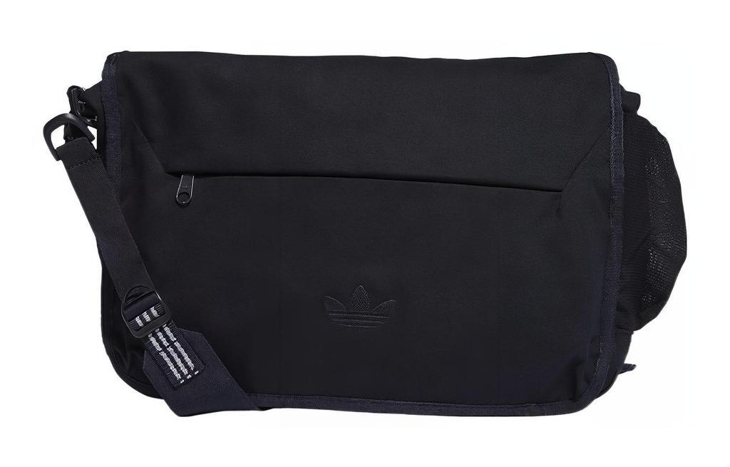 Adidas Originals Trefoil Cotton Twill Messenger Bag, Shoulder Bag, Crossbody Bag Unisex Legend Ink IB9181