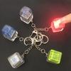 New Diy Keyboard Fidget Keychain With Light Keys Button Finger Keyboard Caps Keycap Relief Stress Pinch Toy Clicker Toy