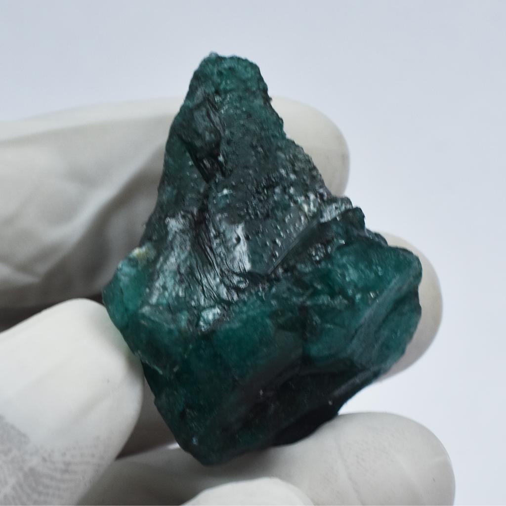 Earth Mined Green Emerald 81.35 Ct Natural Rough Uncut Loose CERTIFIED Gemstone AR-2414