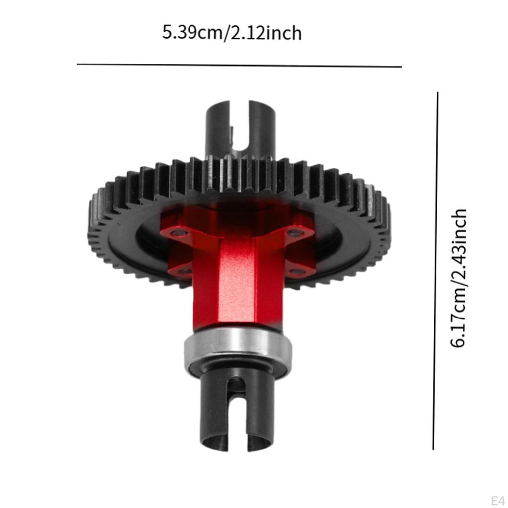 Metalldiffusjonsgirmontering for RC-bil Midtdifferensial Reservedeler 1:8 Skala