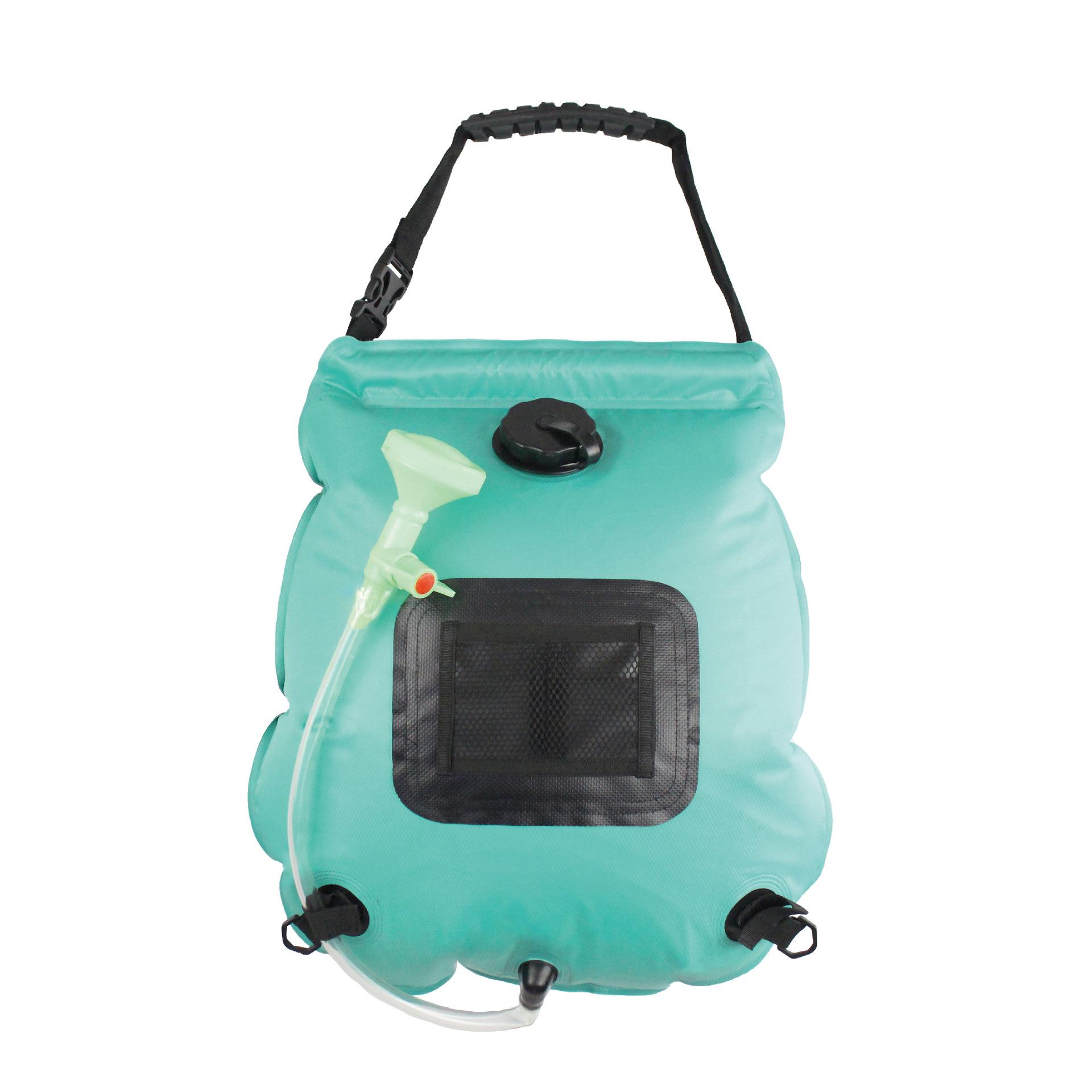 Portable 20L Solar Camping Shower Bag with Folding Water Storage 20L