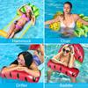 Summer Foldable PVC Inflatable Floating Row Swimming Pool Water Hammock Air Cushion Bed Water Sports Water Bed Can Lie or Sit