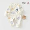 Thickened 120g Cotton Winter Baby Jumpsuit - Warm Padded Bodysuit for Crawling