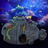 Resin Aquarium Artificial Simulation Shipwreck Cave Decoration Hide House Fish Tank Landscape Ornament