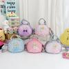 Bow Cartoon Cute Girl Pattern Childrens Shoulder Bag With Design Sequins