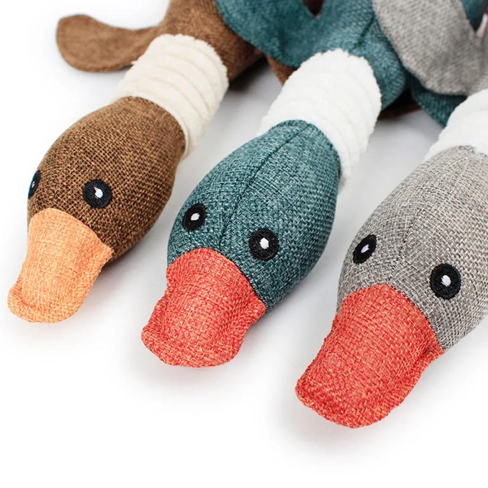 Pet Toy for Aggressive Chewers Dog | Squeaky Wild Goose Puzzle Training Toys Cute Soft Dog Chew Toy Puppy Dogs Cleaning Teeth