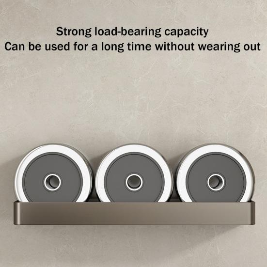 Wall-Mounted Bathroom Shelf Rustproof Aluminum Shower Caddy with Drain Holes Heavy Duty Storage Shelf for Kitchen Laundry Room