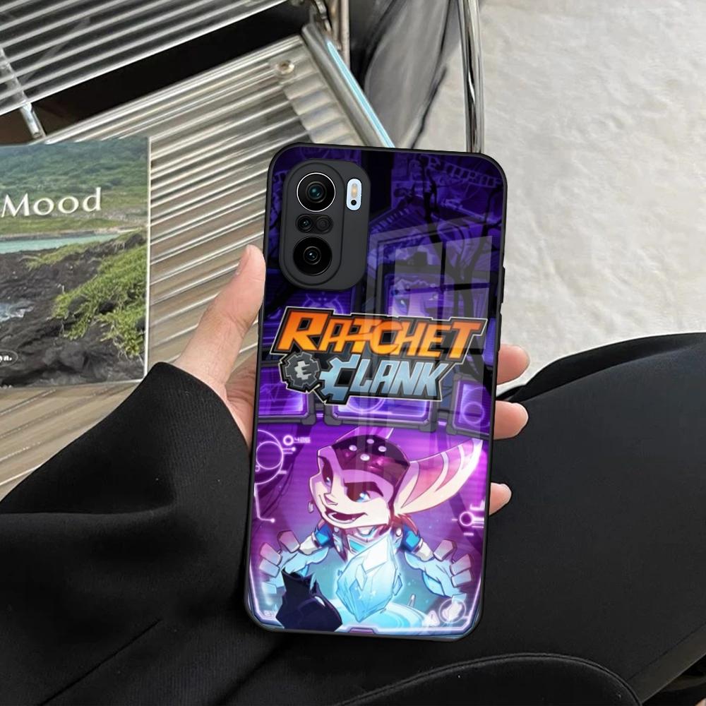 

Game Clank Ratchet Phone Case for Xiaomi Redmi Note 14 13 12 11 Ultra Pro Lite 5G toughened glass Cover Redmi Note 12 Pro 4G