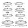 10-32 cm Edelstahl Runder Topfdeckel Universal Ersatz Bratpfannendeckel Glatte Kante Spülmaschinenfest Für Stielpfanne Wok Topf