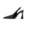 Luxury Designer Summer Women Sandals Fashion Pointed Toe Singbacks Shoes Ladies Elegant High Heel Stripper Sandalias