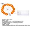 Festive Tabletop Lighting Marigold Flower String Lights, Artificial Cempasuchil Decorative Lamps, Halloween Flexible Warm White Garland LED