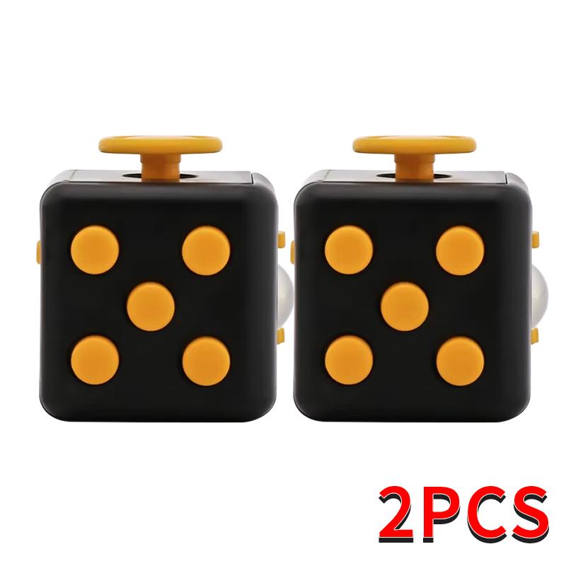 Fashion Decompression Dice Anti-Stress Relieve Adult Children Sensory Gift Fidget Toys Fingertip Press Button Toy For Kids