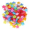 200Pcs Star Buttons Colorful Unique Design Cute Small Decorative Buttons for Sewing Decoration DIY Crafts