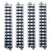 [KATO] Narrow Gauge UniTrack Straight Track 124mm, 4-Piece Set 52-120, Model Railroad Supplies Multicolor 1/76
