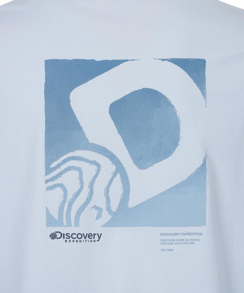DISCOVERY EXPEDITION Uni Freshvent D-Symbol Short Sleeve T-Shirt (L/Blue)