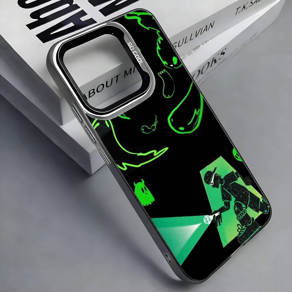 F-Feid Ferxxo SIXDO Singer Colorful Silver Back Phone Case For IPhone 17 16 15 14 13 12 11 Plus Pro Max Plus