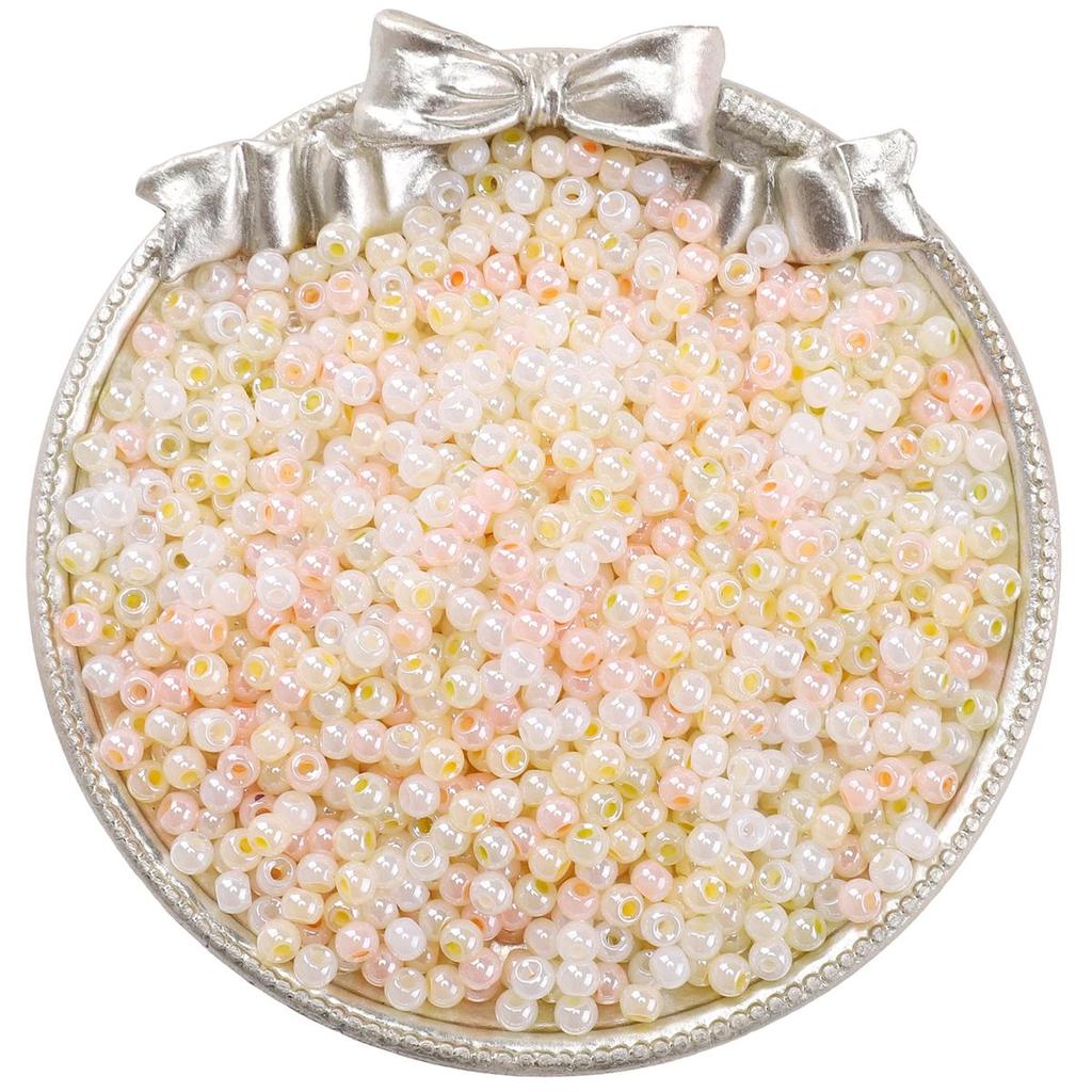 170τμχ Γυάλινες Χάντρες σε Μπουκάλι Μενταγιόν Τσεχικής Υψηλής Ποιότητας Κρεμ Χάντρες Σπόροι Χωριστικές Χάντρες Για Αξεσουάρ Κατασκευής Κοσμημάτων