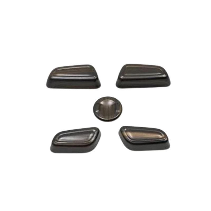 For Toyota Venza/Harrier    2024 ABS/Steel Car Seat Adjustment Switch Cover Decoration Frame Interior Accessories